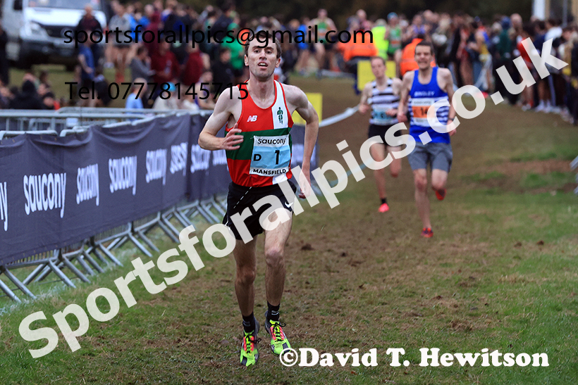 Senior Mens 2024 National Cross Country Relays, Berry Hill Park, Mansfield.   Photo: David T. Hewitson/Sports for All Pics